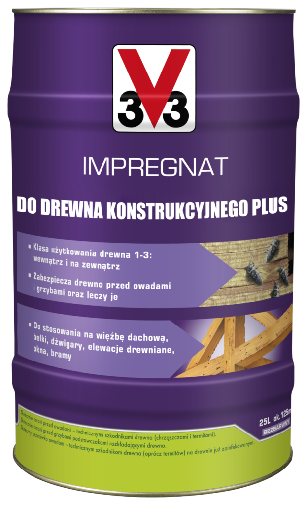 Impregnat do drewna konstrukcyjnego plus